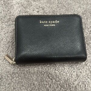 Spencer Saffiano leather zip wallet